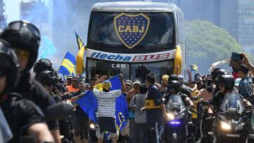 Una fiscal investiga el ataque al autobús de Boca Juniors