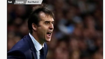 Noticia de L'Equipe sobre el nombramiento de Lopetegui.