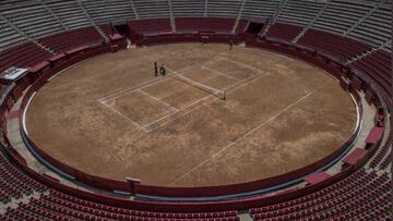 La Plaza México está casi lista para recibir a Federer y Zverev