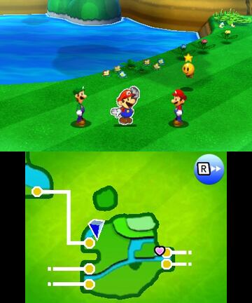 Captura de pantalla - Mario & Luigi: Paper Jam Bros. (3DS)