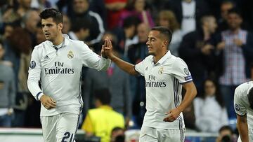 Lucas Vázquez y Morata
ya aprietan a la BBC