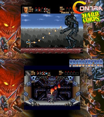 contra hard corps probotector mega drive