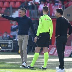 Gaizka Garitano: “Baptistao hace lo que puede arriba, pero no es delantero centro”