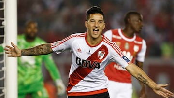 Buena señal: Driussi se entrenó con normalidad