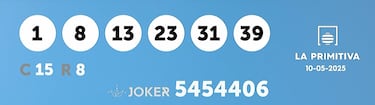 La Primitiva: comprobar los resultados del sorteo de hoy, sbado 10 de mayo