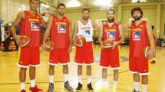 Hern&aacute;ngomez, Felipe Reyes, Rudy Fern&aacute;ndez, Sergio y Llull.