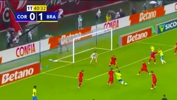 La joya brasileña marcó el segundo tanto del partido con una muestra de calidad y talento tras una gran jugada colectiva.