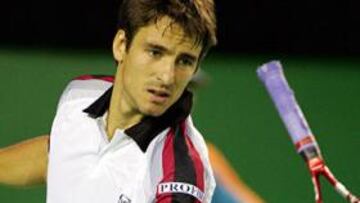 <b>ADIÓS. </B>Robredo y Feliciano no ha podido pasar de la tercera ronda en el primer Grand Slam del año.