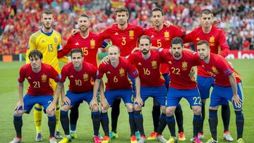 Once de España ante Turquía.