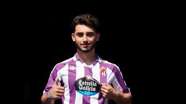 Valladolid. 19/7/2023. REAL VALLADOLID. Presentación jugador Raúl Moro. Photogenic/Miguel Ángel Santos