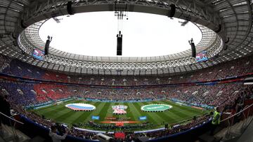 Estadio Luzhniki, el carnaval de las naciones