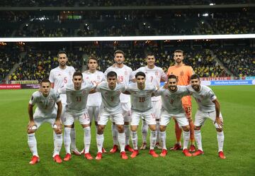 Equipo de la selección de España.