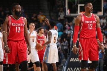 James Harden y Dwight Howard.