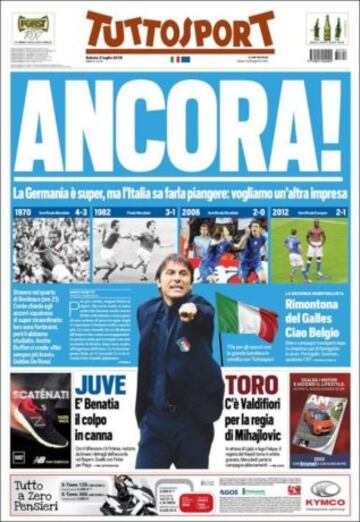 Portadas de la prensa mundial