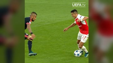 En Europa recordaron el día que Alexis ‘humilló' a Vidal: ¡notable jugada de Sánchez!