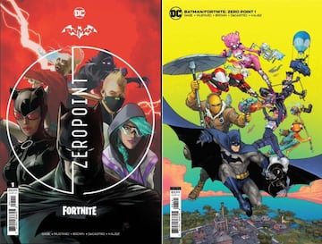 Arte oficial de Batman/Fortnite: Zero Point #1