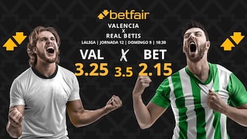 Valencia CF vs. Real Betis: horario, dónde ver, pronósticos y clasificación