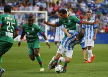 Las imágenes del Málaga-Levante