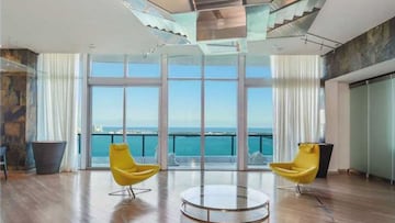 El apartamento de lujo está en el piso 46 del Jade Miami.