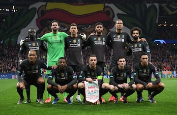 Equipo del Liverpool.