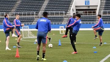 Queiroz completa su segundo entreno con todo el equipo