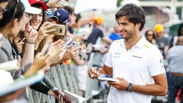F1 - GRAND PRIX OF BELGIUM 2019
SAINZ Carlos (spa), McLaren Renault F1 MCL34, portrait during the 2019 Formula One World Championship, Belgium Grand Prix from August 29 to september 1 in Spa -Francorchamps, Belgium - Photo Florent Gooden / DPPI
29