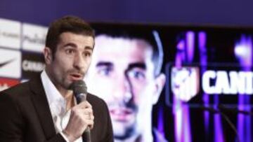 Presentacion de Cani, nuevo jugador del Atletico de Madrid