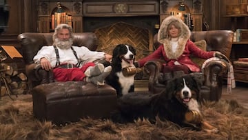 Kurt Russell, izquierda, y Goldie Hawn en una escena de la pel&iacute;cula &quot;The Christmas Chronicles: Part Two&quot; de Netflix. (Michael Gibson/Netflix v&iacute;a AP)