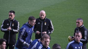 Entrenamiento del Oviedo.