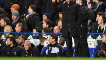 Mourinho, en un partido con el Chelsea.