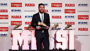 Messi, Bota de Oro: "El Bar?a es el mejor, as¨ª es m¨¢s f¨¢cil"