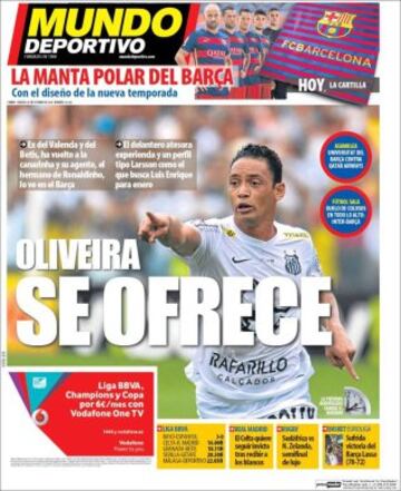 Portadas de la prensa mundial