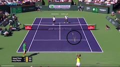 Nadal pierde en dobles, pero se divierte lanzando la raqueta