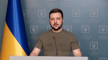 Volodimir Zelenski, presidente de Ucrania