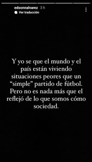 Edson Álvarez: “Perdió el futbol mexicano”