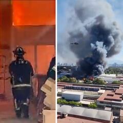 Así fue como un incendio en Azcapotzalco consumió una fábrica de muebles en Cdmx