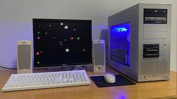 pc antiguo ordenador clasico restaurado