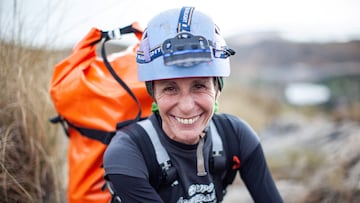 A picture of Beatriz Flamini, Spanish mountaineer who has been isolated for 500 days in a cave in southern Spain, during her daily life at the cave in Motril, Spain in this handout picture taken in November 2021. Dokumalia Producciones/Handout via REUTERS. THIS IMAGE HAS BEEN SUPPLIED BY A THIRD PARTY. MANDATORY CREDIT. NO RESALES. NO ARCHIVES