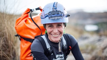 A picture of Beatriz Flamini, Spanish mountaineer who has been isolated for 500 days in a cave in southern Spain, during her daily life at the cave in Motril, Spain in this handout picture taken in November 2021. Dokumalia Producciones/Handout via REUTERS.  THIS IMAGE HAS BEEN SUPPLIED BY A THIRD PARTY. MANDATORY CREDIT. NO RESALES. NO ARCHIVES