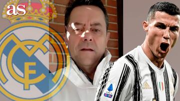 Roncero, en ¨¦xtasis sobre la posible vuelta de Cristiano y se?alando el detalle clave