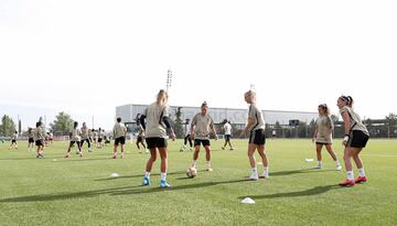 Primer Entrenamiento del Real Madrid Femenino.