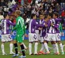 El golazo de Alberto Bueno da ventaja al Valladolid