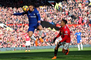 Así fue el partido de Alexis en el United-Chelsea