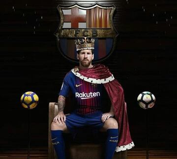 Messi, con su 'hat-trick', protagonista de los memes del Sevilla - Barça