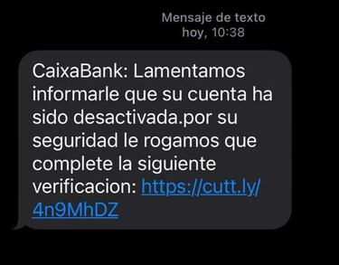 ¿Eres cliente de CaixaBank? Cuidado si te llega este SMS