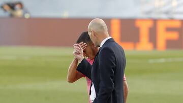 17/10/20 PARTIDO PRIMERA DIVISION REAL MADRID - CADIZ ZIDANE LUCAS VAZQUEZ