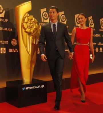 Cristiano Ronaldo, en la Gala que fue condecorado como el mejor de la temporada.
