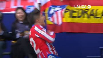 Giuliano Simeone levanta el Metropolitano con un gol que es 100% ADN colchonero: imparable