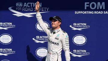 Nico Rosberg durante el GP Bélgica 2016.