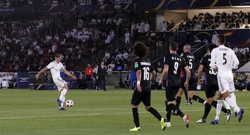 Modric, Llorente, Ramos y Nader, en propia puerta, fueron los goleadores del conjunto blanco. Shiotani marcó el tanto del honor para el equipo de Emiratos Árabes Unidos.